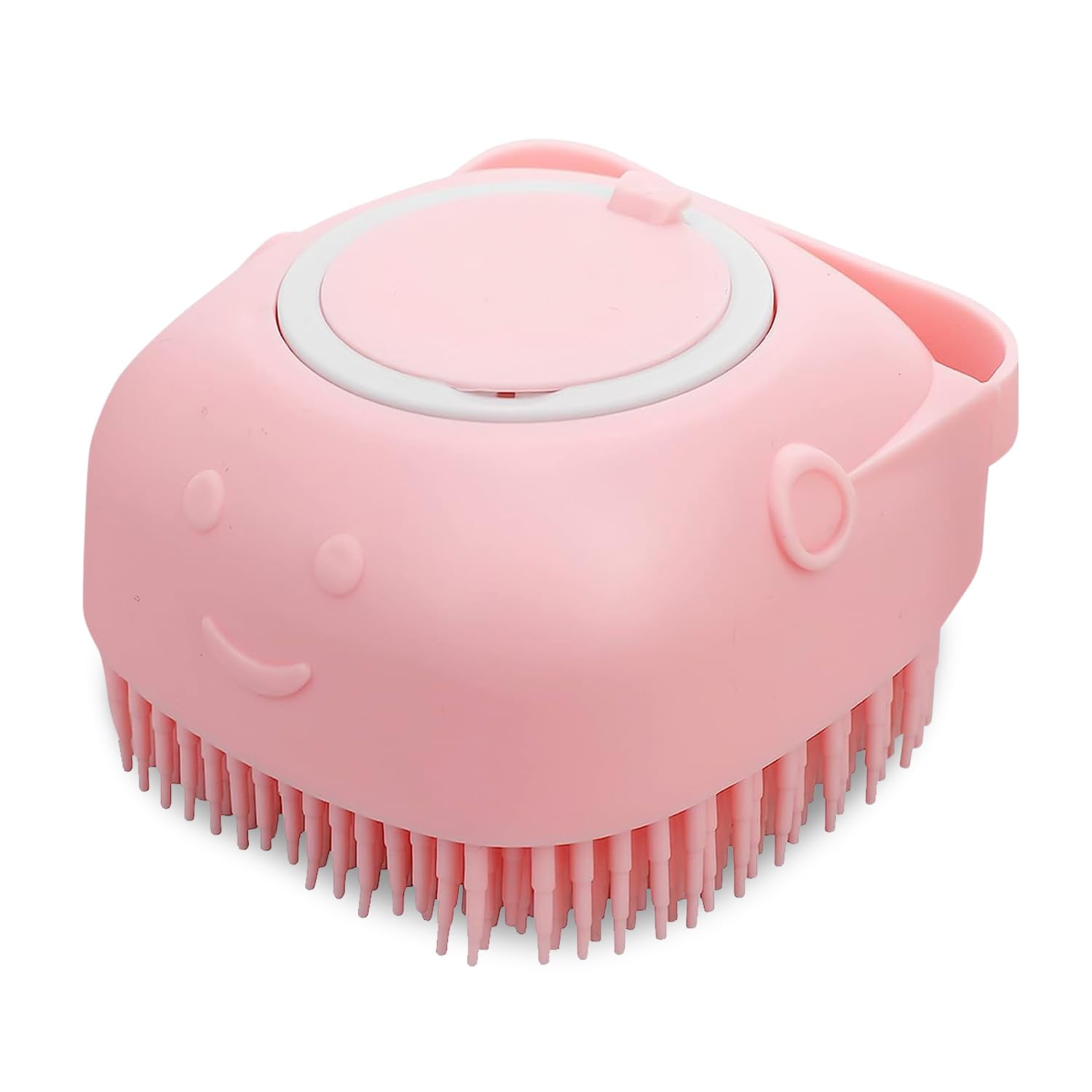 Dog Brush With Soft Silicone Bristle for Dog Bath Cat Bath, Pet