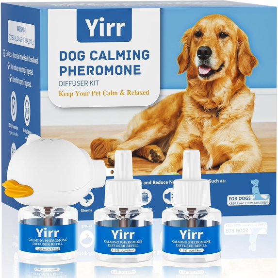 Curated visual reference: Dog Calming Aid Pheromone Diffuser Uk Reference: Dog Calming Diffuser 4 In 1 Dog Pheromones Calming Diffuser