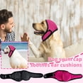 thumbnail image 1 of Dog Calming Hoodie Adjustable No Shake Ear Wraps for Dogs Anxiety Relief & Noise Protection Pet Ear Cover Muffs for Swimming Firework Grooming Thunderstorms,Black,Black, 1 of 5