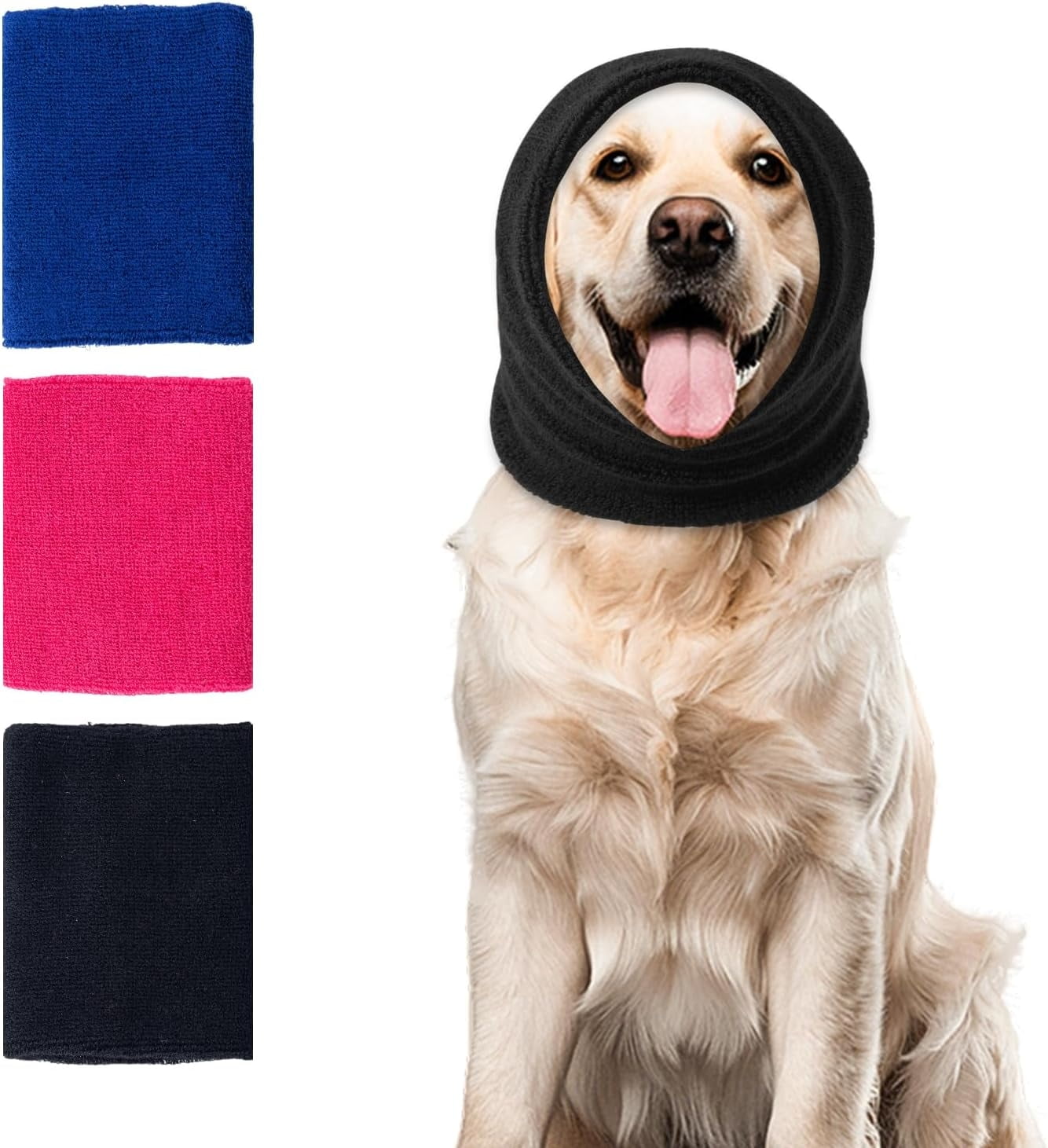 Dog Calming Hoodie Cat Anxiety Relief Ear Wrap Cover,Double Layer ...