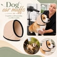 thumbnail image 1 of Dog Calming Hoodie - No Shake Ear Wraps for Dogs, Anxiety Relief & Noise Protection, Water Resistant Pet Ear Cover Muffs for Firework, Grooming, Thunderstorms, Swimming, Bathing, 1 of 4