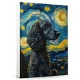 thumbnail image 1 of Dog Canvas Art Decor Creative Dog Picture for Wall Decor Van Gogh Starry Night Irish Water Spaniel Dog Poster Painting Prints for Living Room Pet Club, 1 of 6