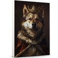 thumbnail image 1 of Dog Canvas Print Funny Swedish Vallhund Dog Painting Poster Vintage Wall Art Starry Night Artwork Picture for Bedroom Decor, 1 of 6