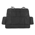 Dog Car Back Place Cover with Mesh Window and Storage Pocket Waterproof