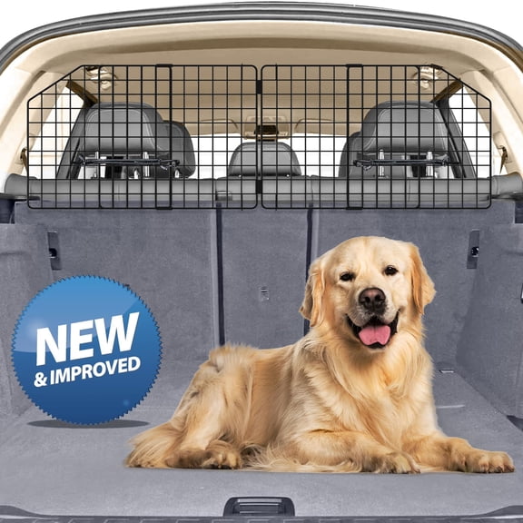 Dog Car Barrier SUV Trunk Cargo Divider Foldable Adjustable Pet Gate