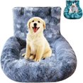 thumbnail image 1 of Dog Car Seat Bed with Safety Straps - Removable & Easy to Clean Pet Travel Bed for Small, Medium & Large Dogs - Comfortable Cushion for All Cars, 1 of 14