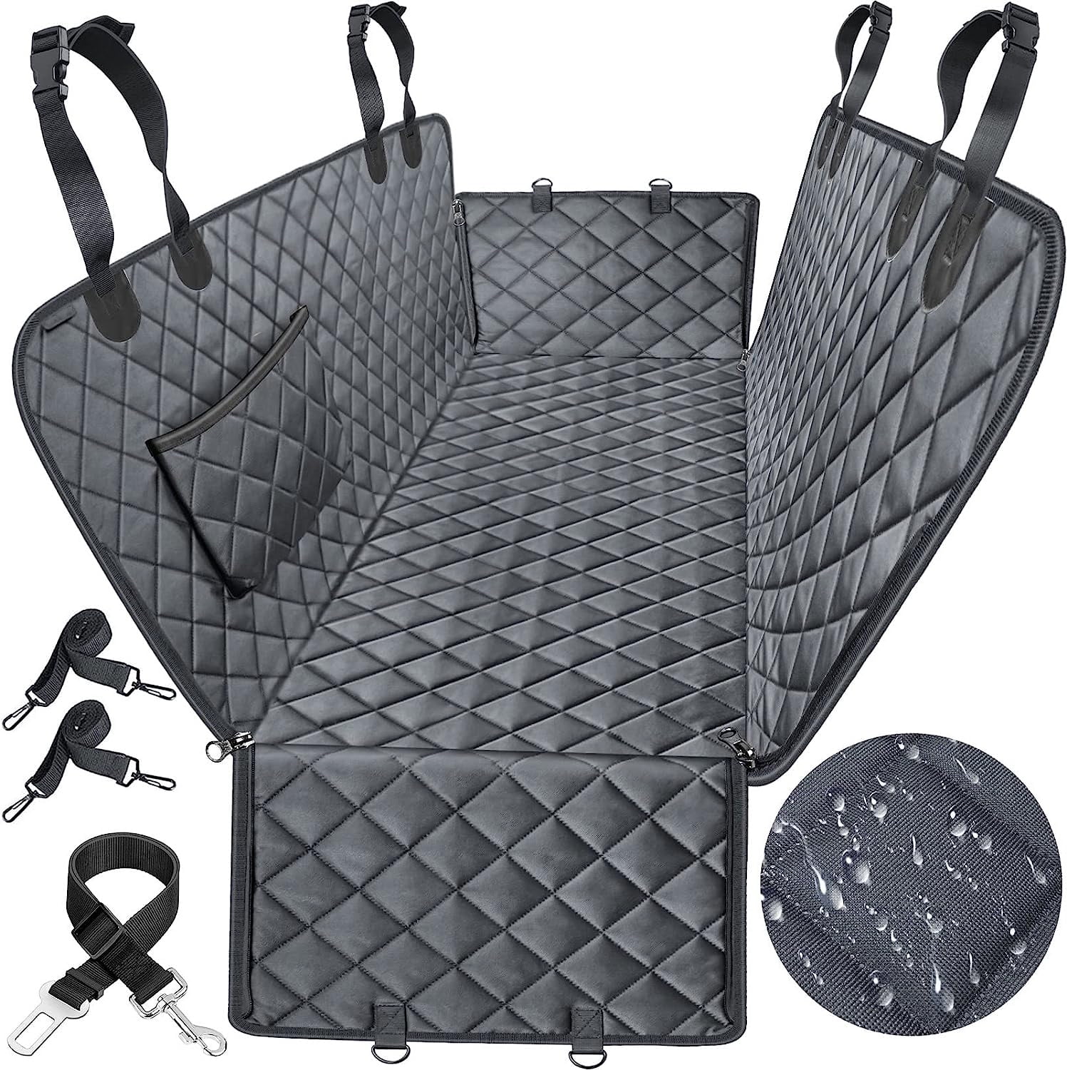 Dog Car Seat Cover, Anti-Scratch and Non-Slip Durable Soft Car Seat Covers for Cars Trucks and SUVs