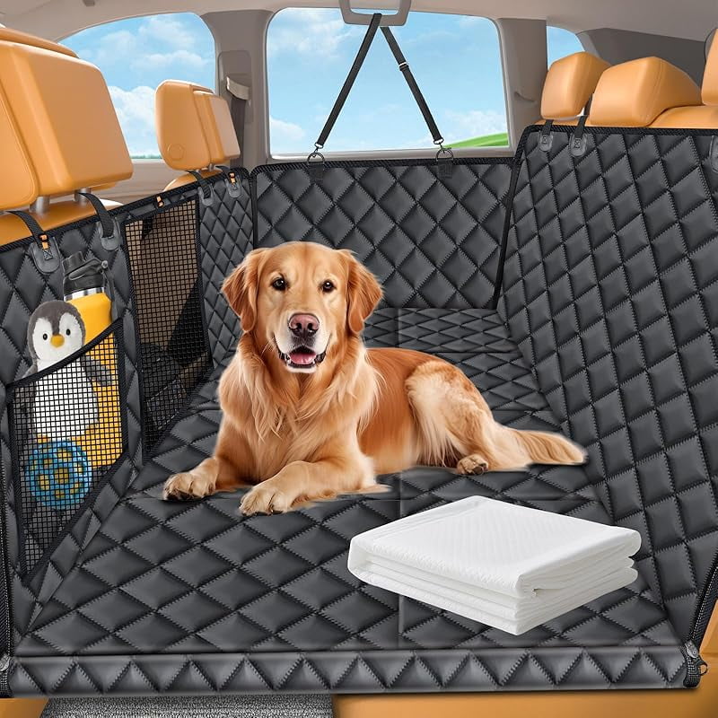Picture of Dog Car Seat Cover for Pets 100% Waterproof Seat Cover Hammock 600D ...