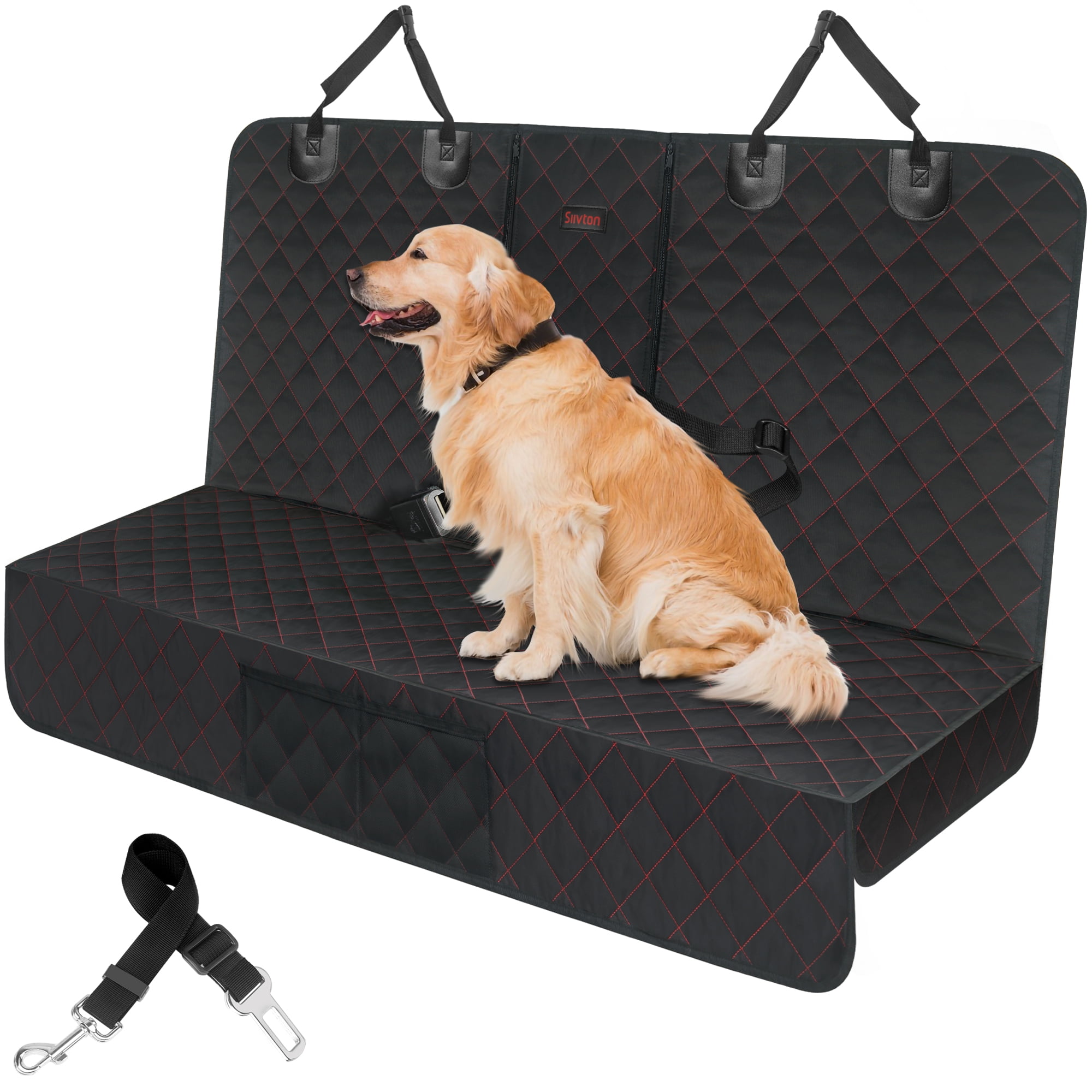 Dog Car Seat Covers for Back Seat Waterproof Bench Seat Cover Protector ...