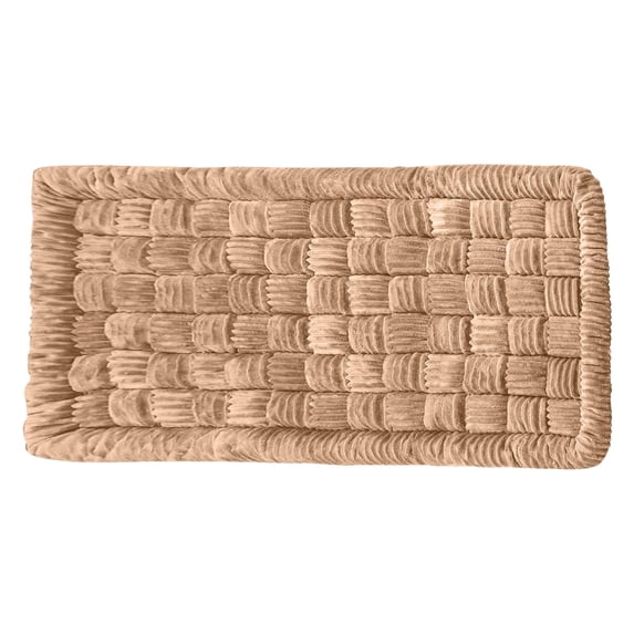 Dog Car Seat Cushion Non Slip Plush Pet Mat 1PC 54x24 Inch for Back Seat Washable Vehicle Protector Pad Scratch Resistant Comfort Bed for Home 4Colors