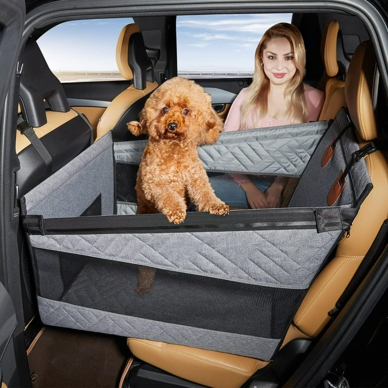 Dog Car Seat for Medium Dogs,Back Seat Extender for Dogs,Large