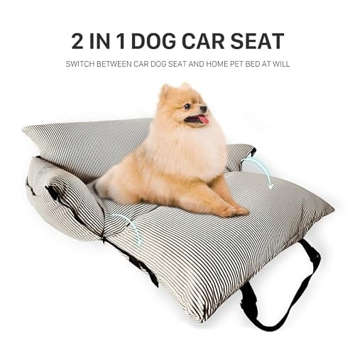Dog Car Seat for Small Dogs Under 40 lbs Puppy Cats Booster Seats 2 in