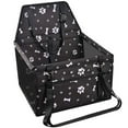 thumbnail image 1 of Dog Car Seat, Waterproof and Portable Pet Booster Carrier Seat, with Clip-On Safety Leash and PVC Support Pipe, Foldable Pet Car Basket, Suitable for Small and Medium Pets up to 22lbs, Black, 1 of 6