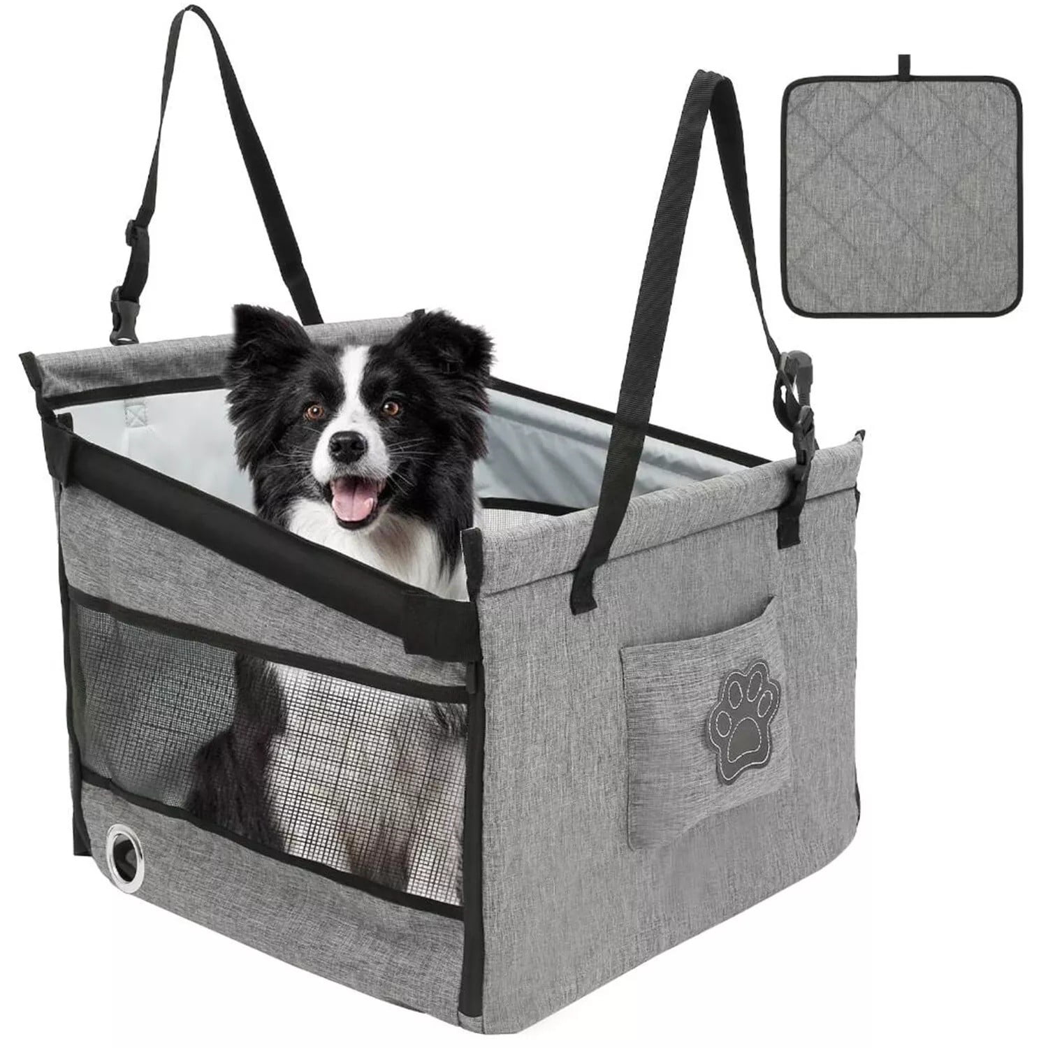 Cat Carrier Dog Crate Seat Belt Travel Cat Carrier HOVONO Double