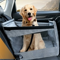Dog Car Seat for Small Medium Dogs,Detachable Washable Dog Booster Seat Under 30lbs, Pet Car Seat Travel Bed with Storage Pockets and Dog Safety Belt