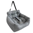 thumbnail image 1 of Dog Car Seat with Safety Strap Car Booster Seats for Small/Medium Dogs or Cats Universal Comfortable Dog Bed for Car and Home, 1 of 6