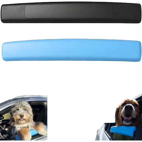 Dog Car Window Chin Rest Pad (2 Pc), Soft Foam Pet Window Head Protector, Universal Travel Bumper Cushion Support for Dogs
