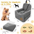 thumbnail image 1 of Dog Car  for Small/Medium Dogs, Memory Foam Booster with Washable Cover & Storage Pockets, 1 of 6