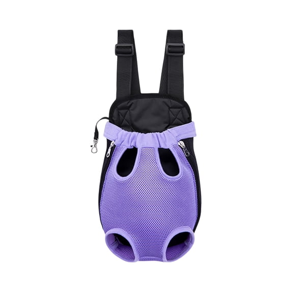 Dog Carrier Backpack, Adjustable Dog Pet Cat Front Carrier Backpack | Ventilated Dog Chest Carrier for Hiking Camping Travel, Sling Bag for Small Medium Dog Cat Puppies