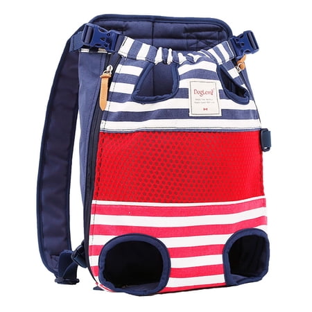 Dog Carrier Backpack, Legs Out Front-Facing Pet Carrier Backpack for Small Medium Large Dogs, Airline Approved Hands-Free Cat Travel Bag for Walking Hiking Bike and Motorcycle