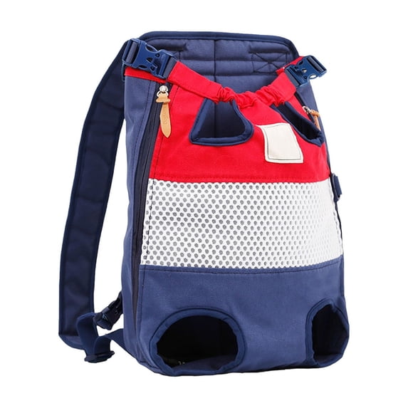 Dog Carrier Backpack, Pet Front Carrier Backpack Legs Out Dog Chest Carrier for Small Medium Dogs, Hands-Free Cat Backpack Carrier Dog, Travel Backpack Airline Approved