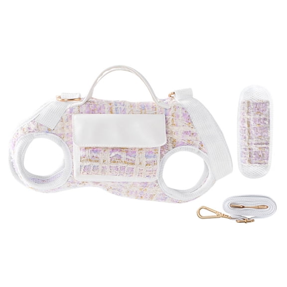 Dog Carrier Bag Crossbodys Shoulder Backpack with Leash Handle Elegant Pet