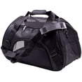 thumbnail image 1 of Dog Carrier and Cat Carrier, Pet Carrier Bag, Airline Approved Duffle Bags, Pet Travel Portable Bag Home for Little Dogs, Cats, and Puppies, Medium Animals &nbsp;Size 20.5"L x 9.6"W x 13"H, Black, 1 of 3