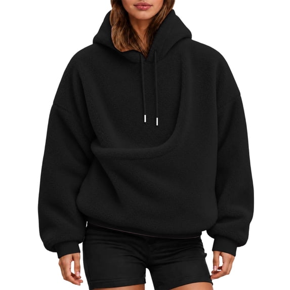 Dog Carrier Hoodies for Women Cat Carrier Pullover with Kangaroo Pocket Pet Carrier Solid Color Casual Sweatshirts Animal Holder Long Sleeve Drawstring Tops