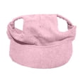 thumbnail image 1 of Dog Cat Baseball Cap with Ear Holes, Breathable Outdoor Sports Sun Hat, Adjustable Summer Visor for Walking Hiking Beach All Breeds Pink XL, 1 of 8