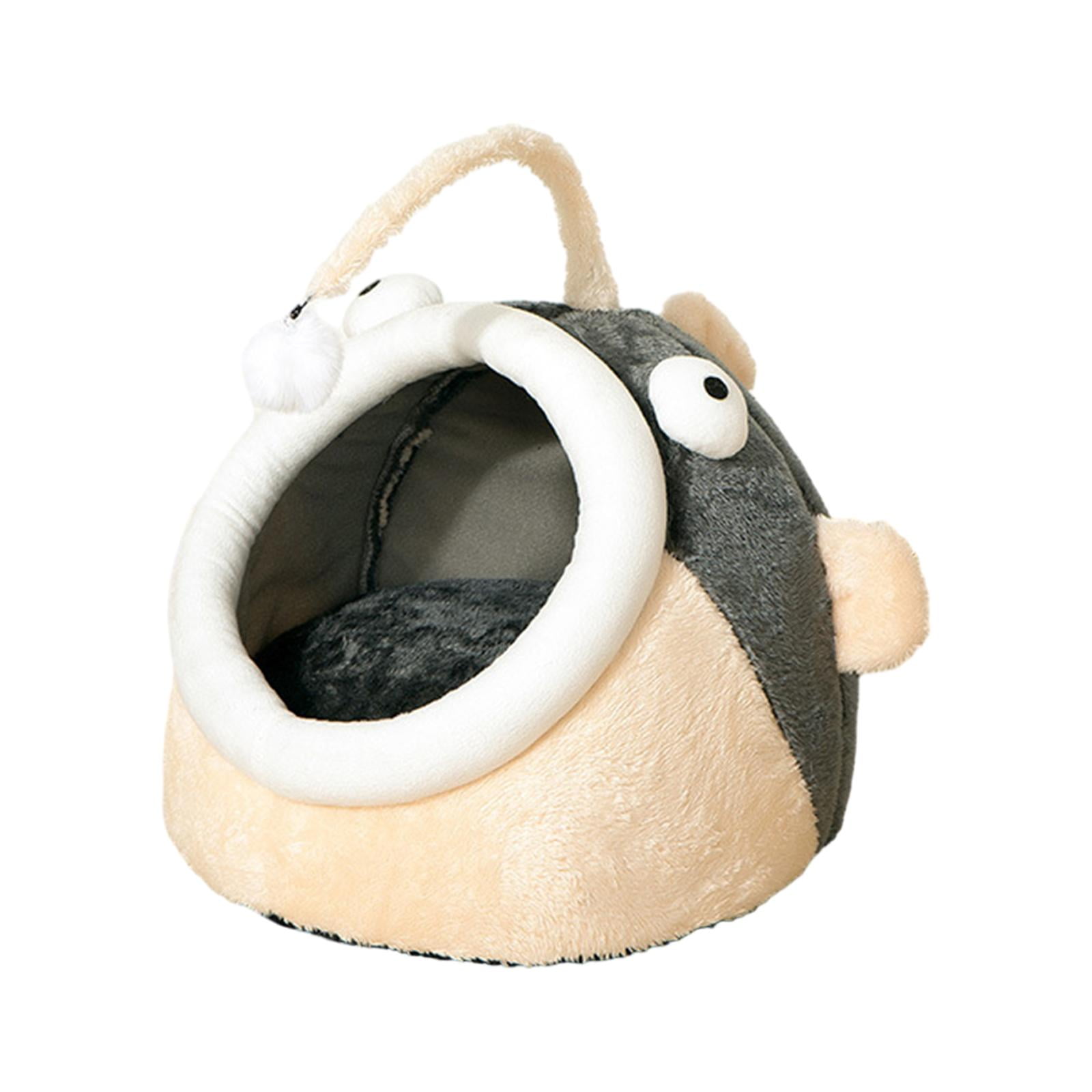 Dog Cat Bed Cat Nest Self Warming Sleeping Calming Indoor Semi Closed