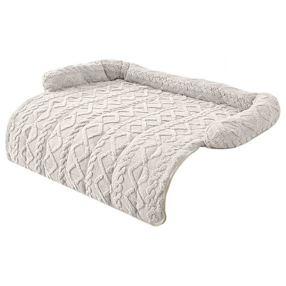 Dog Cat Bed Mat 30x30 Inch Washable Couch Cover Plush Long Mat for Pets Warm Calming Sofa Topper Furniture Protector Dog Pad Cat Bed Mat for Small Medium Large Dogs Cats Indoor Pet Supplies