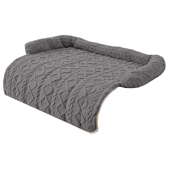 Dog Cat Bed Mat 30x30 Inch Washable Couch Cover Plush Long Mat for Pets Warm Calming Sofa Topper Furniture Protector Dog Pad Cat Bed Mat for Small Medium Large Dogs Cats Indoor Pet Supplies