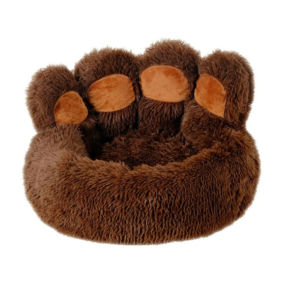 Dog & Cat Bed for Indoor Cats, Calming Dog Cats Bed Cuddler Warming Cozy Soft Bed Fluffys Faux Furs Cushion Bed For Small Medium Dogs And Cats