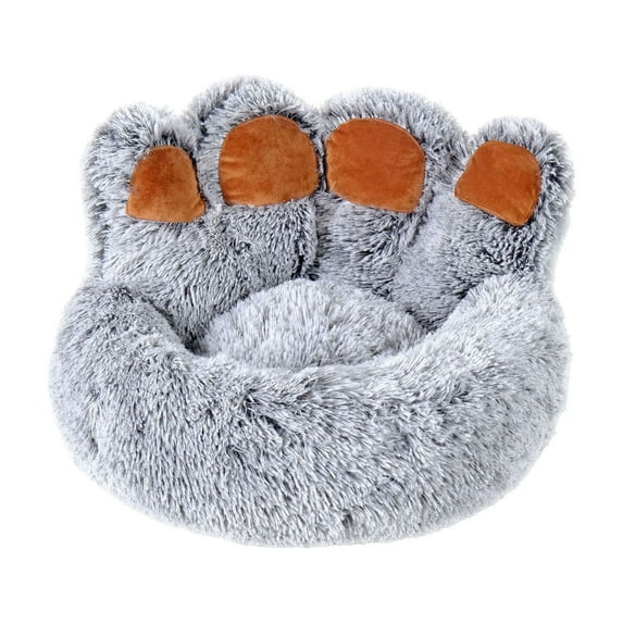 Dog & Cat Bed for Indoor Cats, Calming Dog Cats Bed Cuddler Warming Cozy Soft Bed Fluffys Faux Furs Cushion Bed For Small Medium Dogs And Cats