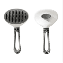 Dog & Cat Brush, Self Cleaning Slicker Brushe for Shedding and Grooming Removes Loose Undercoat, Mats and Tangled Hair Grooming Comb for Cat Dog Brush Massage