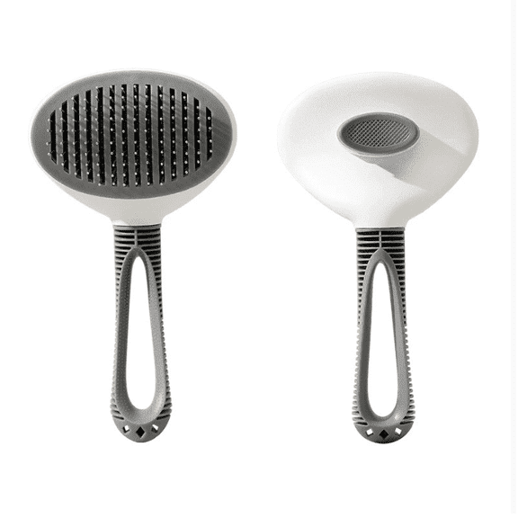 Dog & Cat Brush, Self Cleaning Slicker Brushe for Shedding and Grooming Removes Loose Undercoat, Mats and Tangled Hair Grooming Comb for Cat Dog Brush Massage