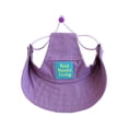 thumbnail image 1 of Dog Cat Bucket Hat, Breathable Cooling Sun Protection Fisherman Cap, Adjustable Summer Outdoor UV Shield for All Breeds Walking Hiking Beach Purple S, 1 of 8
