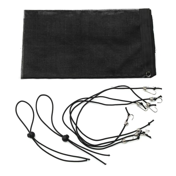 Dog & Cat Car Safety Net 115X62CM Black, No Tools Required, Keeps Pets Secure Accessory Net