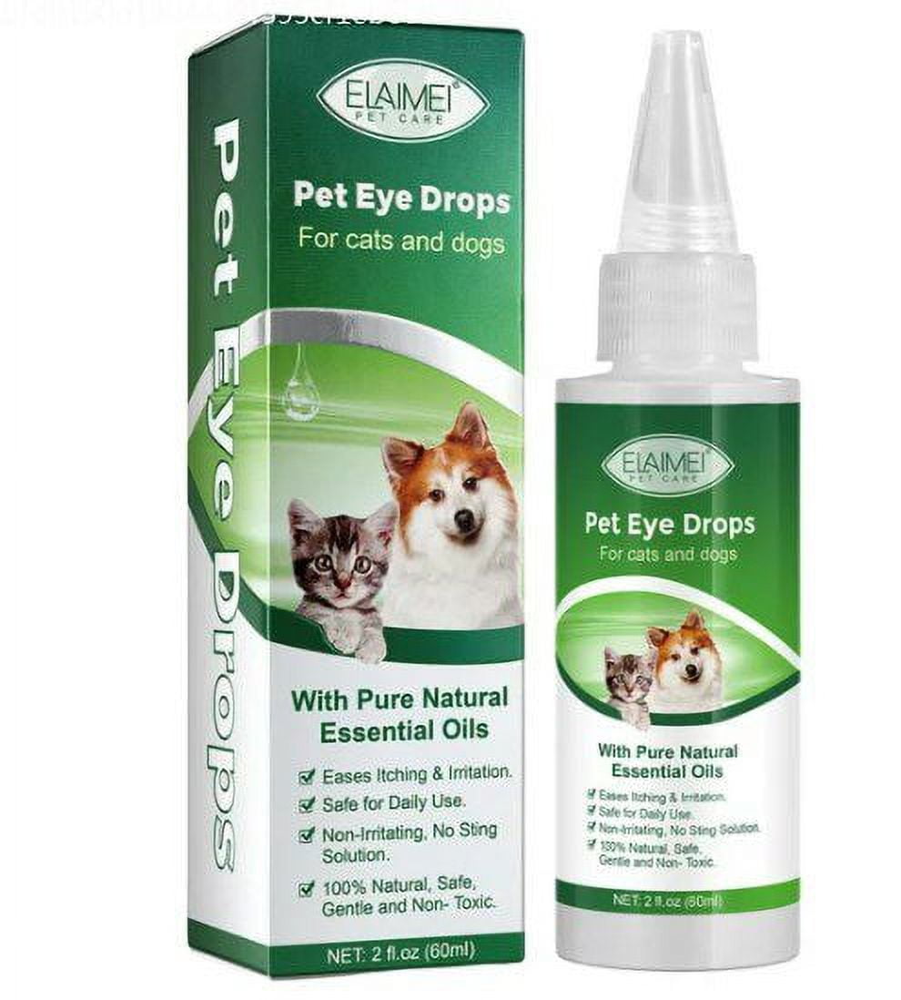 Dog Cat Conjunctivitis Eye Drops AntiInflammatory Eye Care Cleaner Pet