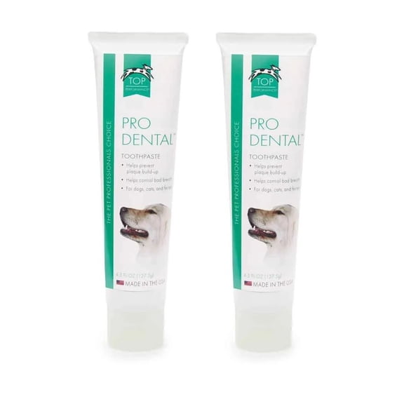 Dog Cat Dental Grooming Non Toxic Toothpaste Tarter Fighting Beef Flavored 4.5oz (2 Tubes)