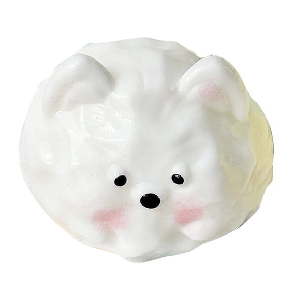 Dog Cat Dessert Fidget - Sparkly Dough-Filled Stress Ball for Desk & Office Relief(Dog)