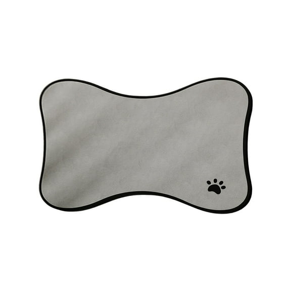 Dog Cat Food Mat,Pet Feeding Mat, Bone Shaped Dog Placemat Water Bowl Mat,No Stains Dog Cat Food Mats Indoor, Pet Accessories Supplies