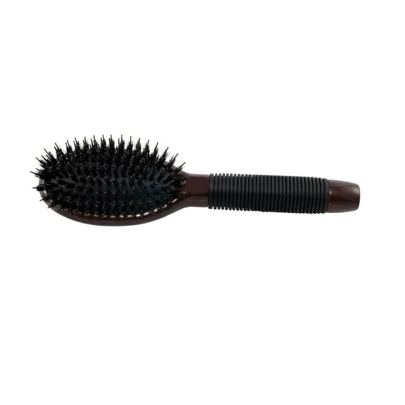 Dog Cat Grooming Brush Deluxe Durable Maple Anti static Ionic Boar Nylon Bristle (Small)