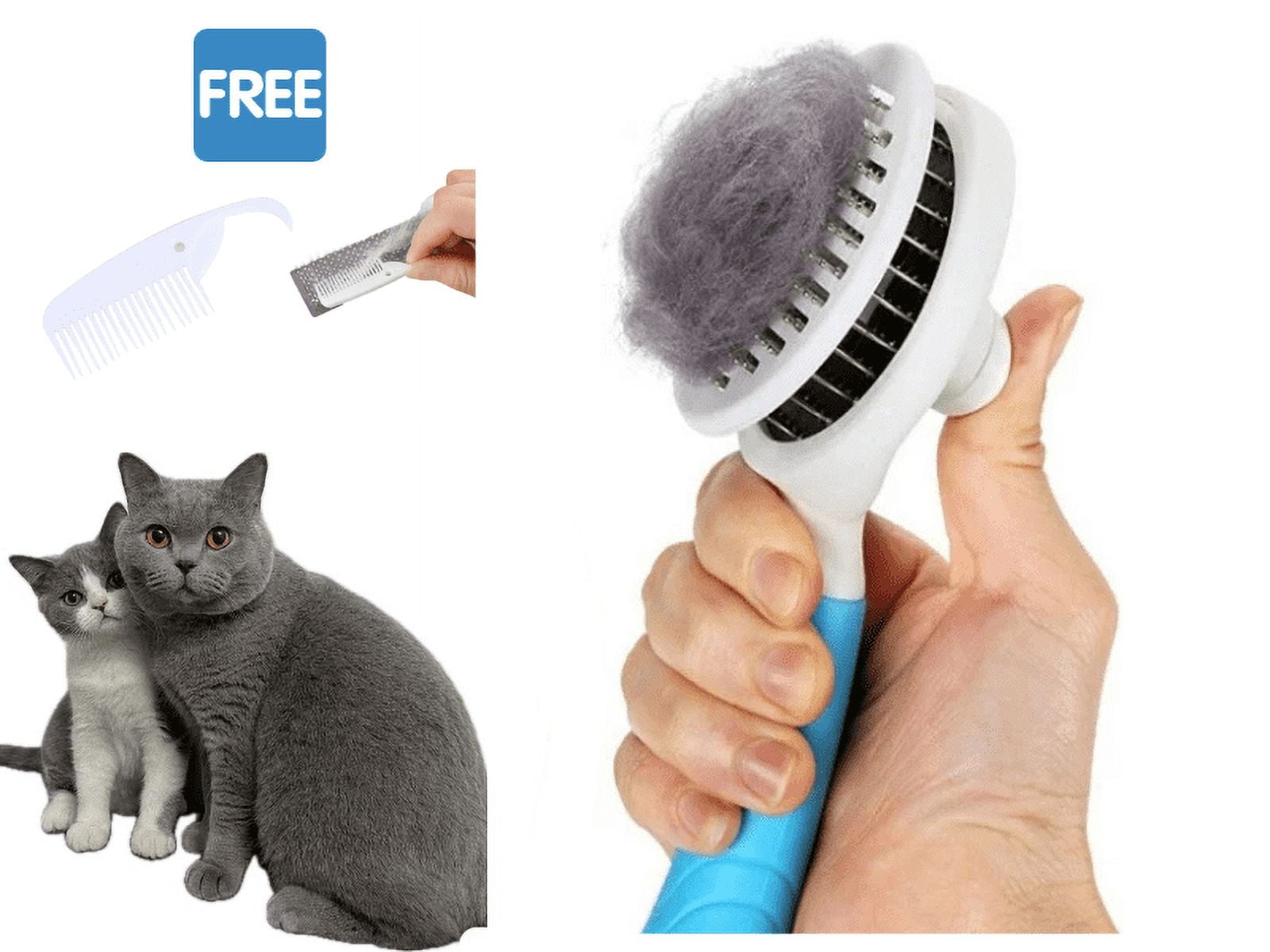 Dog & Cat Grooming Brush, Self Cleaning Slicker Brushes for Dogs Cats