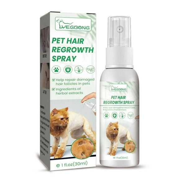 Dog Cat Hair Regrowth Spray Pet Hair Loss Treatment Promote Furs Hair Growth O9