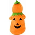 thumbnail image 1 of Dog Cat Halloween Pumpkin Costume Pet Cosplay Outfits Clothes Fleece Hoodie Sweater Coat Halloween Costumes for Dogs Puppy Cats, 1 of 7