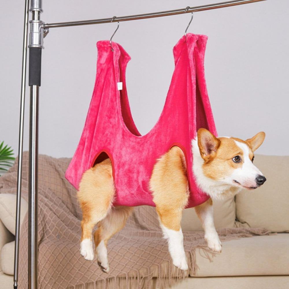 Dog Cat Hammock Helper Soft Pet Grooming Hammock Harness to Relax Dogs