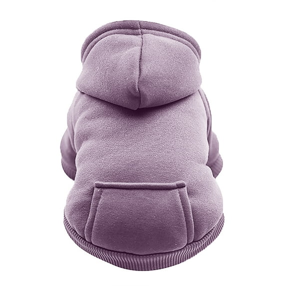 Dog Cat Hoodie Sweatshirt, Fashion Cute Soft Skin-friendly Winter Warm Pet Hooded Coat Clothes Costume with Pocket for Puppy Kitten
