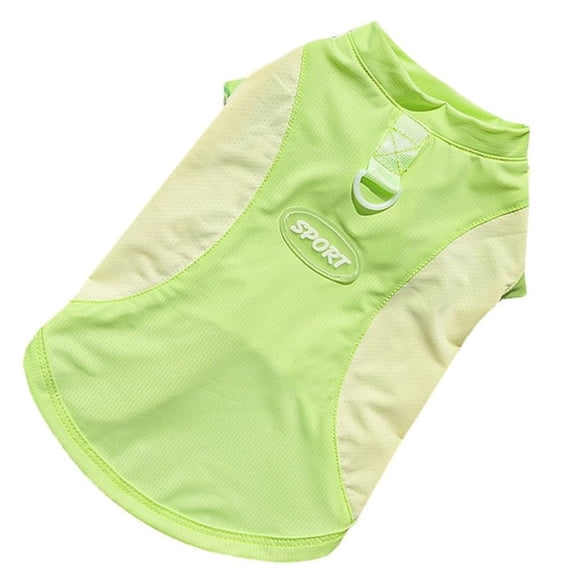 Dog and Cat Ice Silk Sun Protection Shirt - Spring Summer Light Green Size S, Breathable Quick-Dry Pet Apparel, Lightweight Comfortable with Cooling Effect for Warm Weather - For Small Breed Dogs, Ca