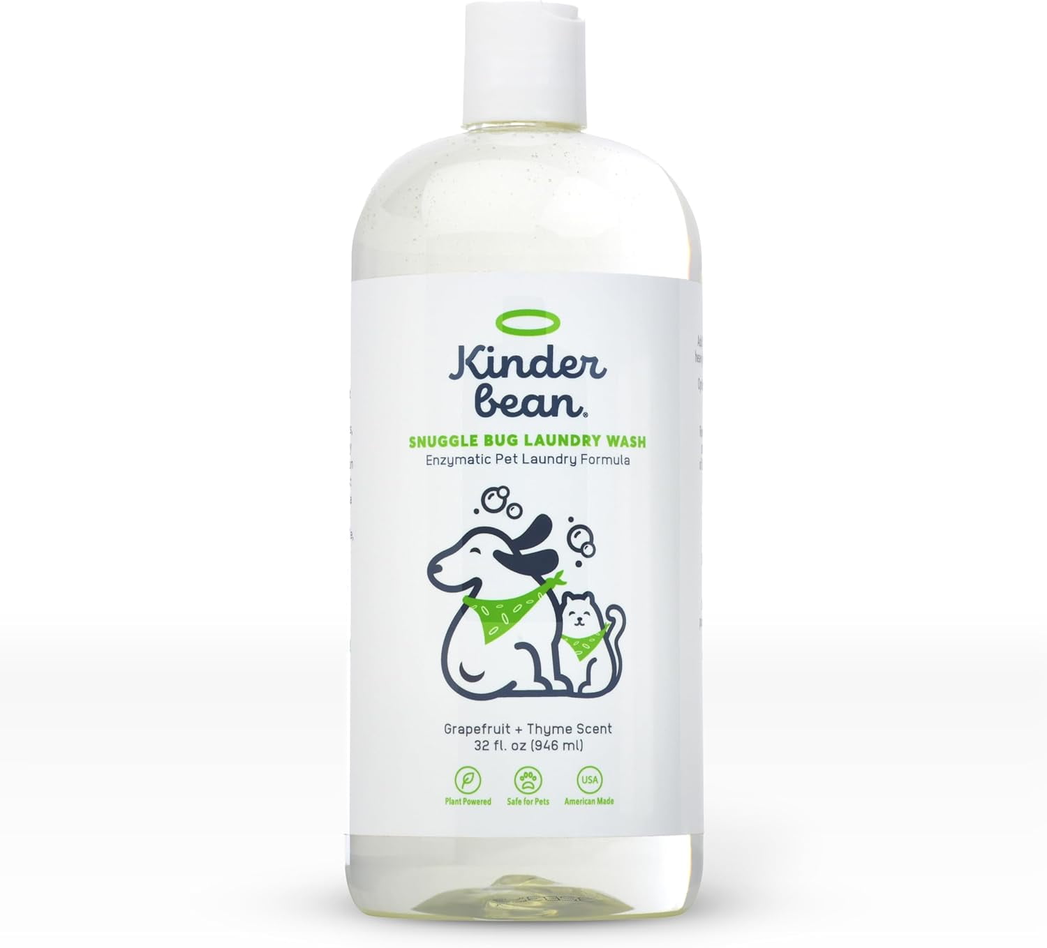 Dog and Cat Laundry Wash, 32 oz. Enzyme Formula Pet Laundry Detergent